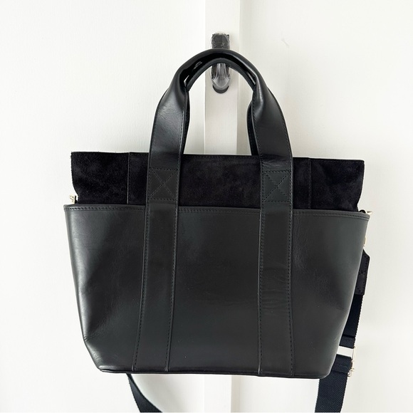 SEZANE black Sacha leather bag - Picture 2 of 8